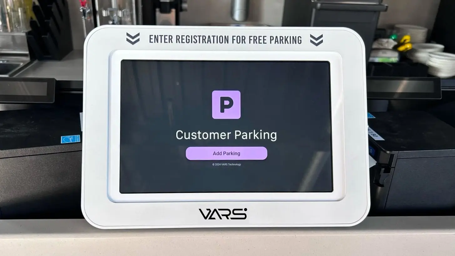An outdoor vehicle area where camera placement and connectivity need planning